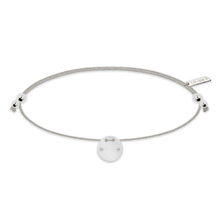 Circle Topaz Bracelet - Silver